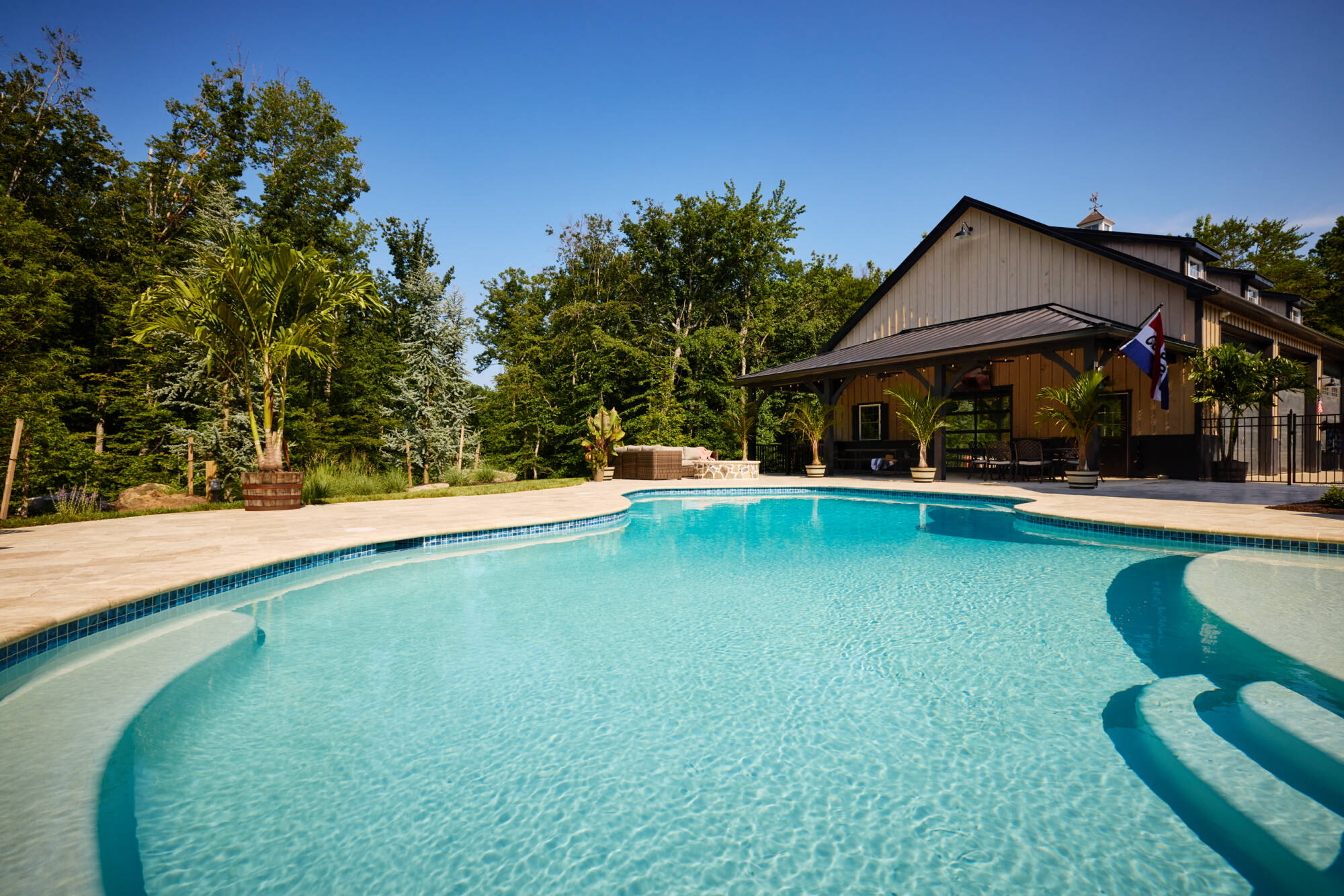 concrete pool