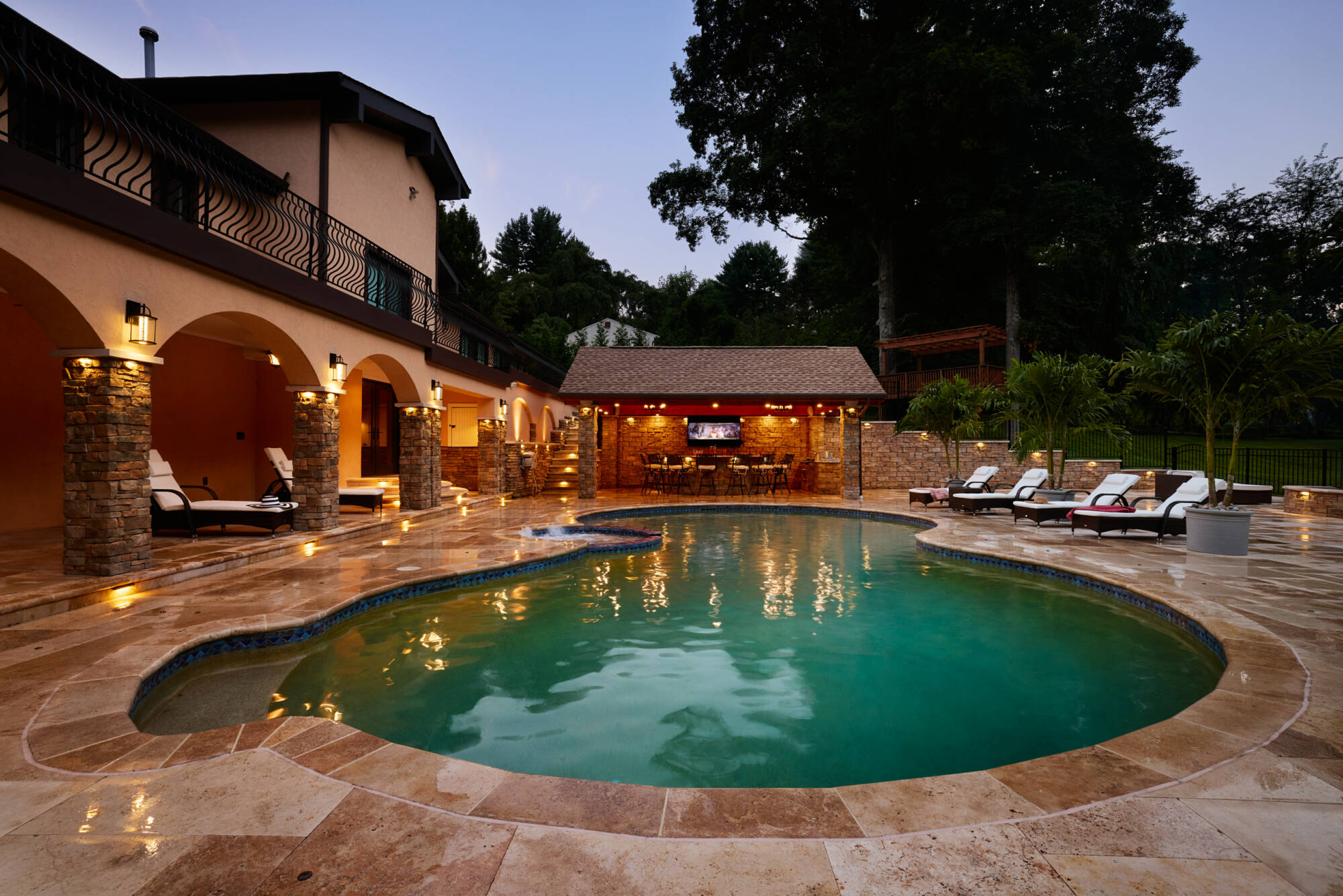 concrete pool
