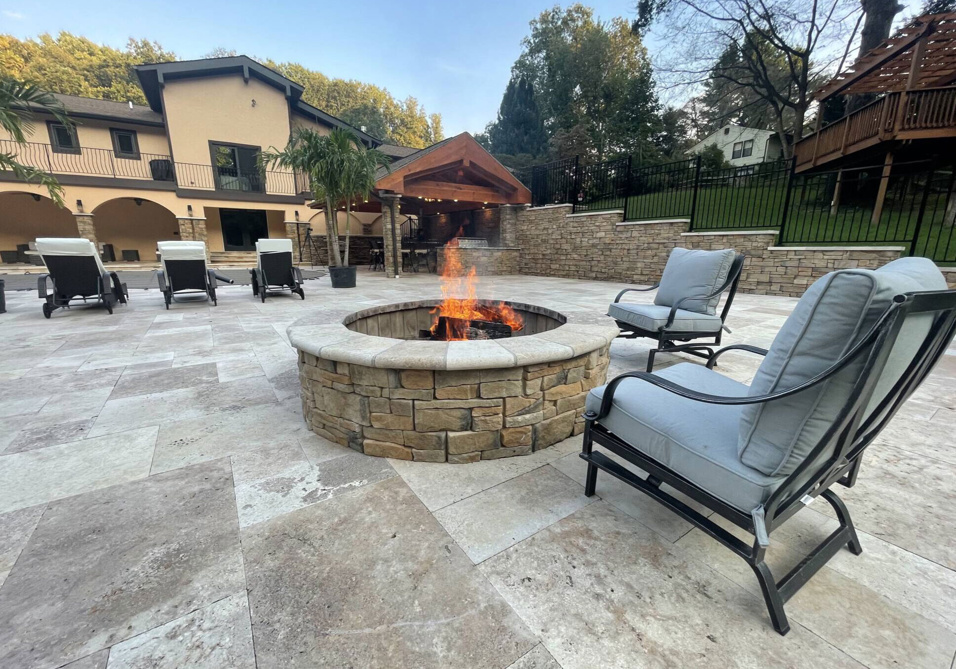 backyard fire pit